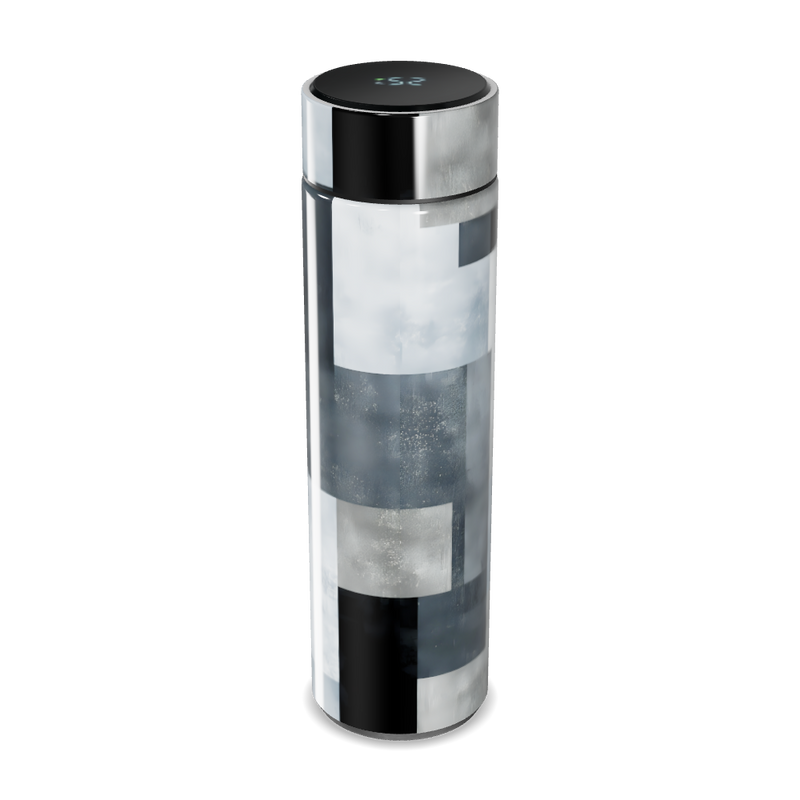 Garrafa Térmica Touch - Preto Inox com Display