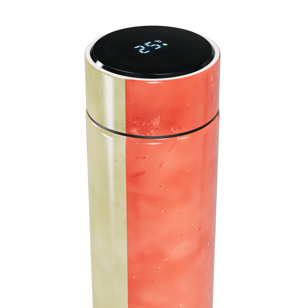 Garrafa Térmica Touch - Vermelha com Display Digital