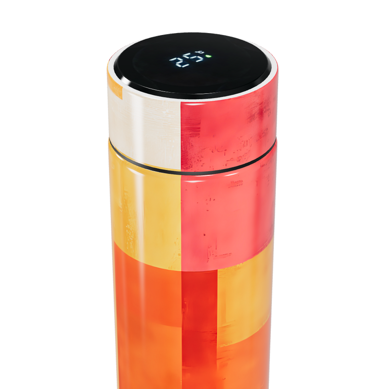 Garrafa Térmica Touch - Colorida com Display Digital