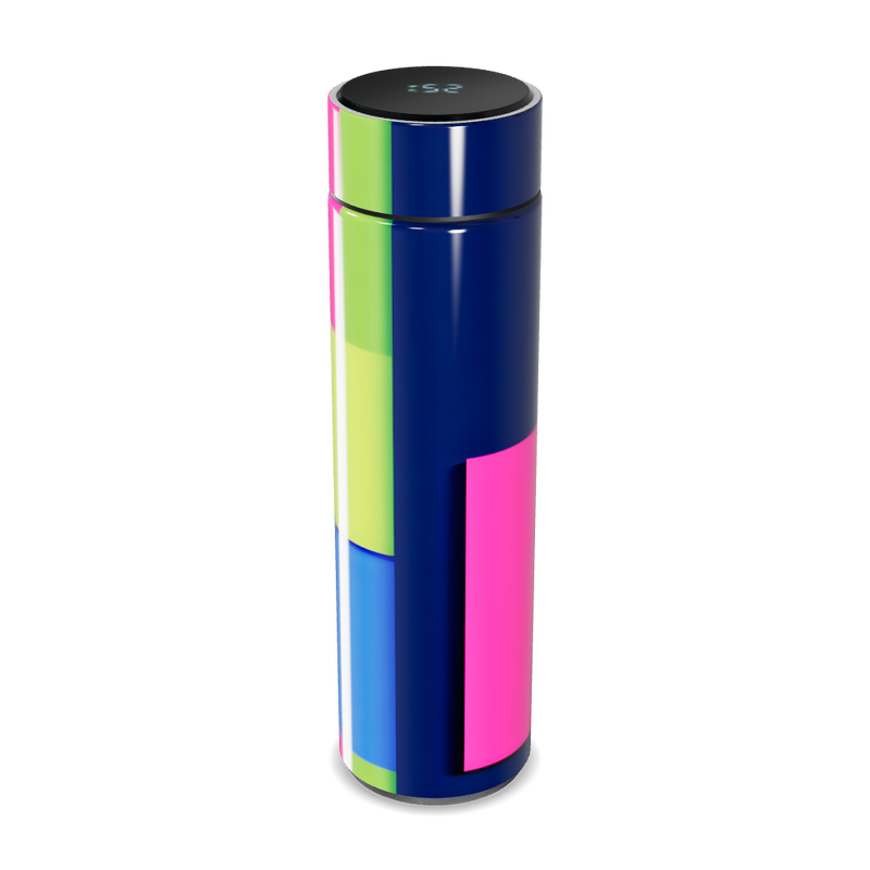 Garrafa Térmica Touch - Colorida com Display Digital