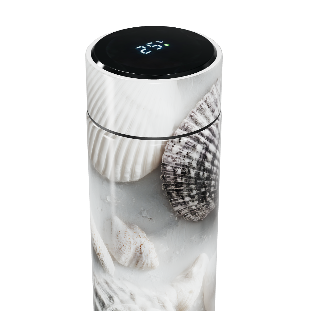 Garrafa Térmica Touch - Estampa Conchas