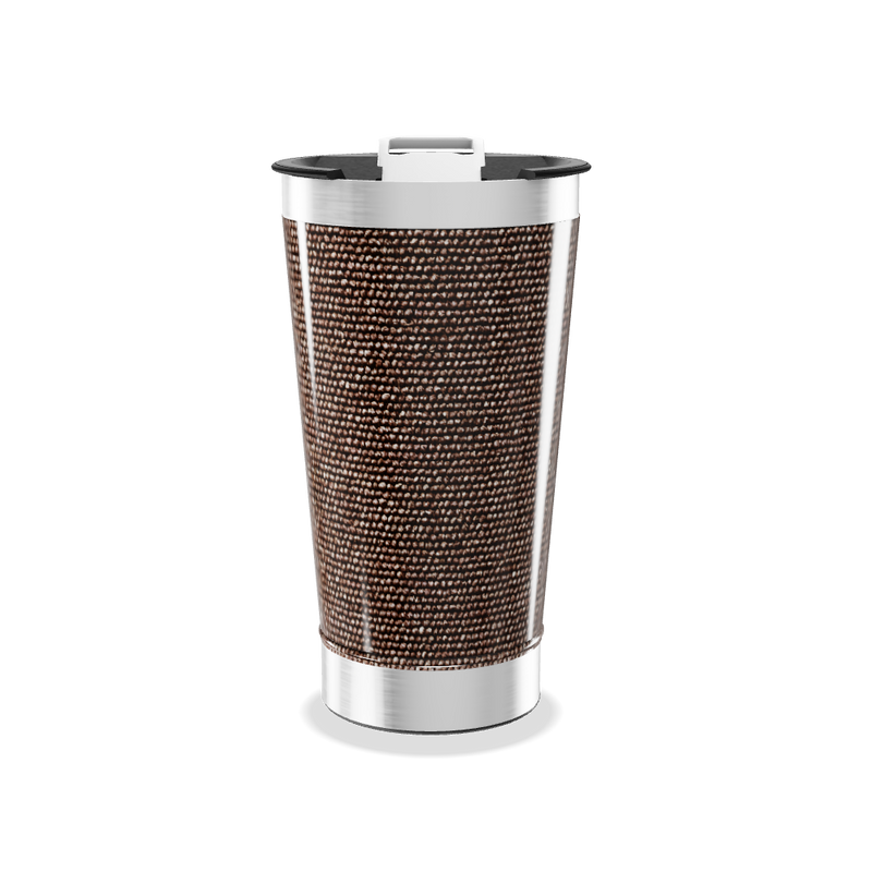 Copo Térmico - Aço Inox Textura Café