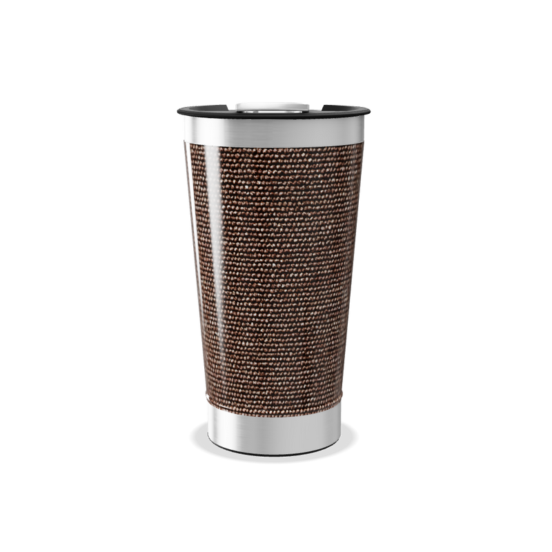Copo Térmico - Aço Inox Textura Café