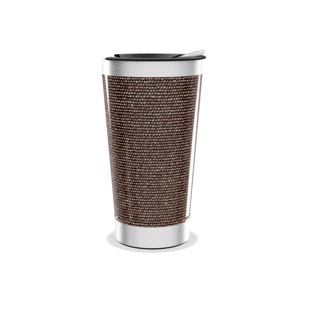 Copo Térmico - Aço Inox Textura Café