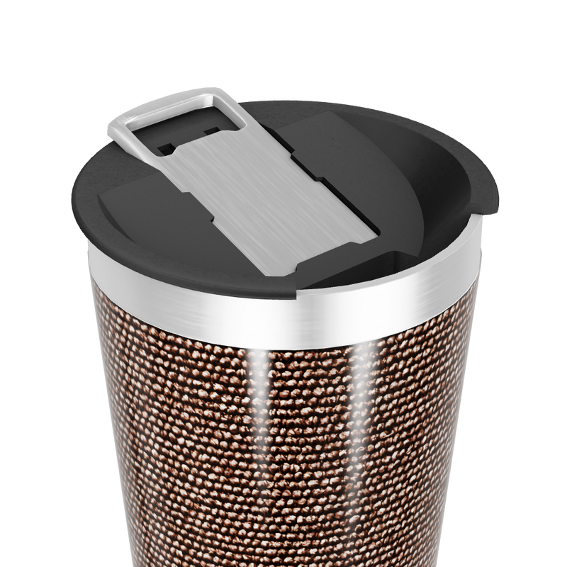 Copo Térmico - Aço Inox Textura Café