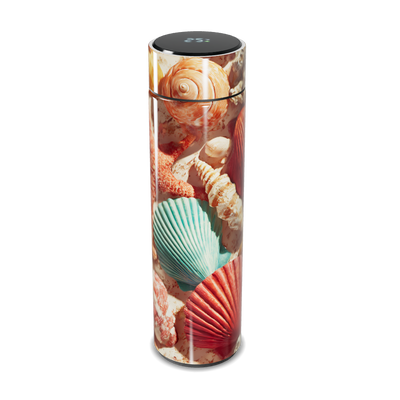 Garrafa Térmica Touch - Estampa Conchas Coloridas