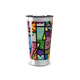 Copo Térmico - Arte Colorida Abstrata