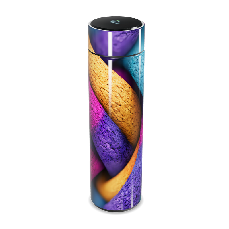 Garrafa Térmica Touch - Estampa Colorida Macarons