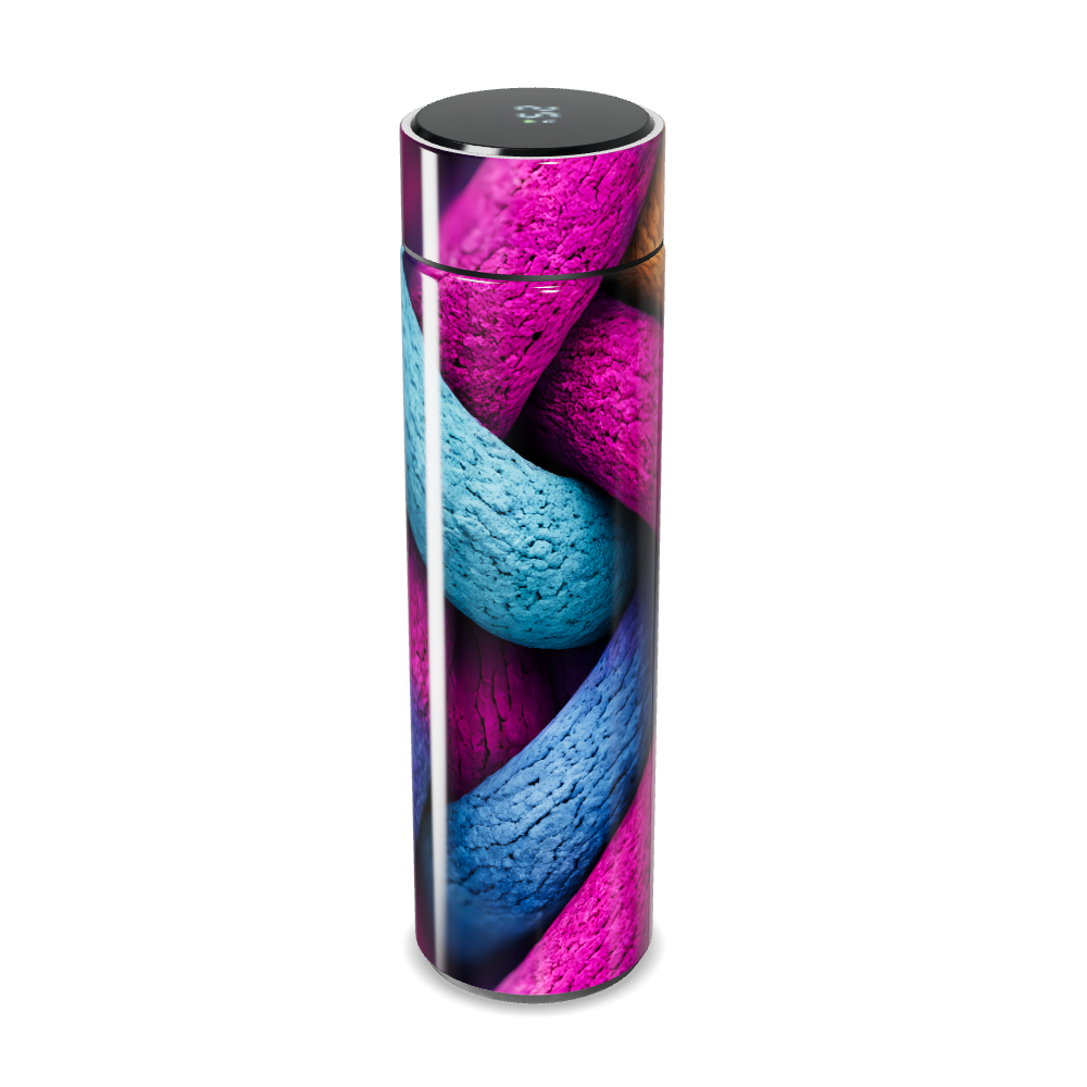 Garrafa Térmica Touch - Estampa Colorida Macarons