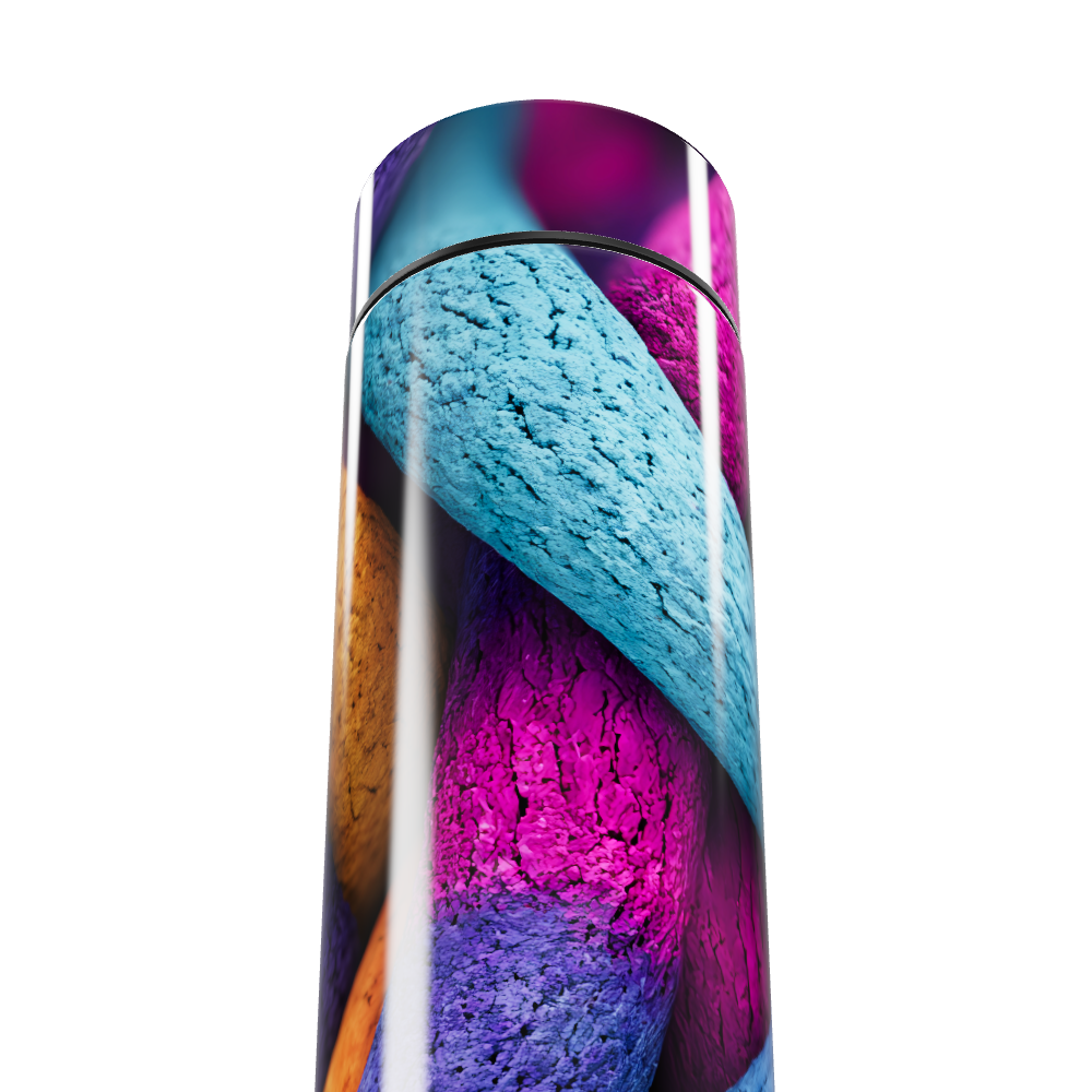 Garrafa Térmica Touch - Estampa Colorida Macarons