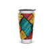 Copo Térmico - Estampa Geométrica Colorida