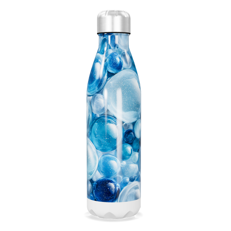 Garrafa Inox Bolhas Azuis 500ml