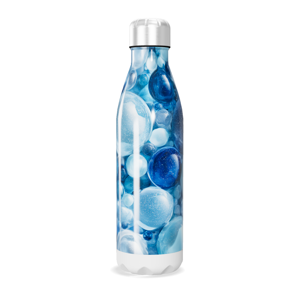 Garrafa Inox Bolhas Azuis 500ml