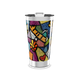Copo Térmico - Colorido com Arte Abstrata