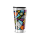 Copo Térmico - Colorido com Arte Abstrata