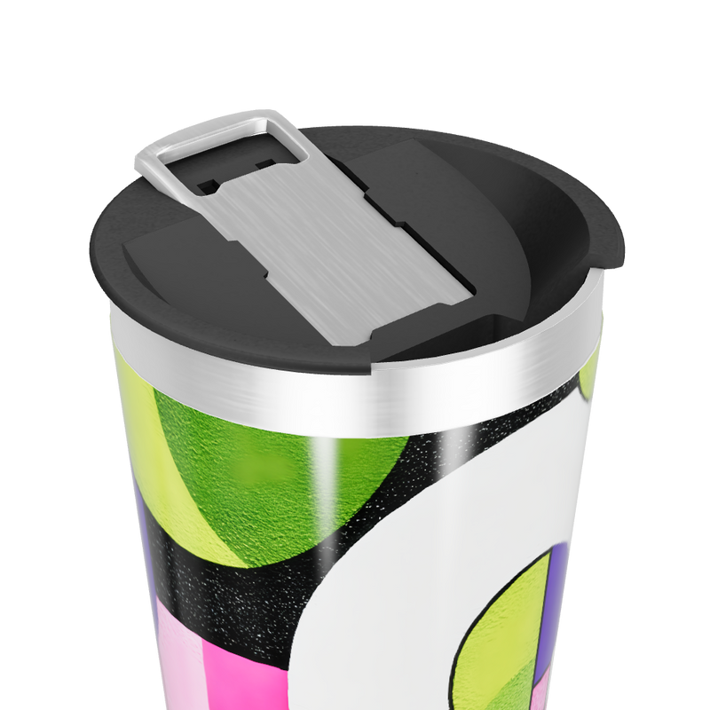 Copo Térmico - Estampa Geométrica Colorida