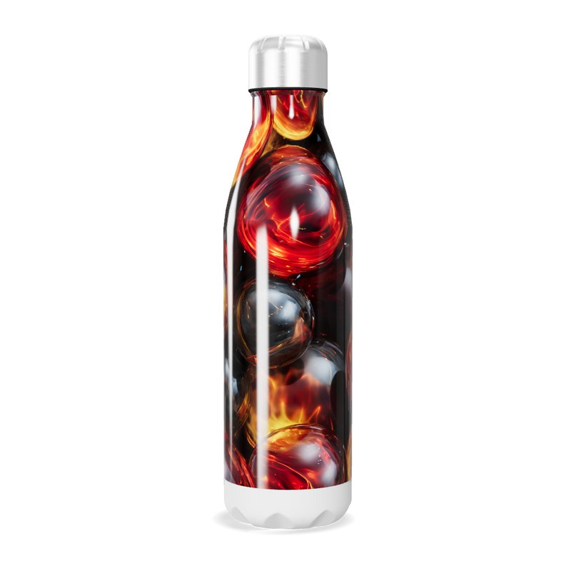 Garrafa Inox - Estampa Fogo e Água