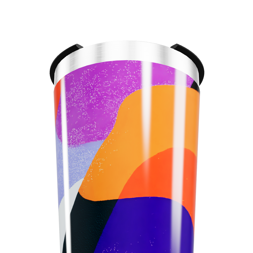 Copo Térmico - Colorido com Tampa