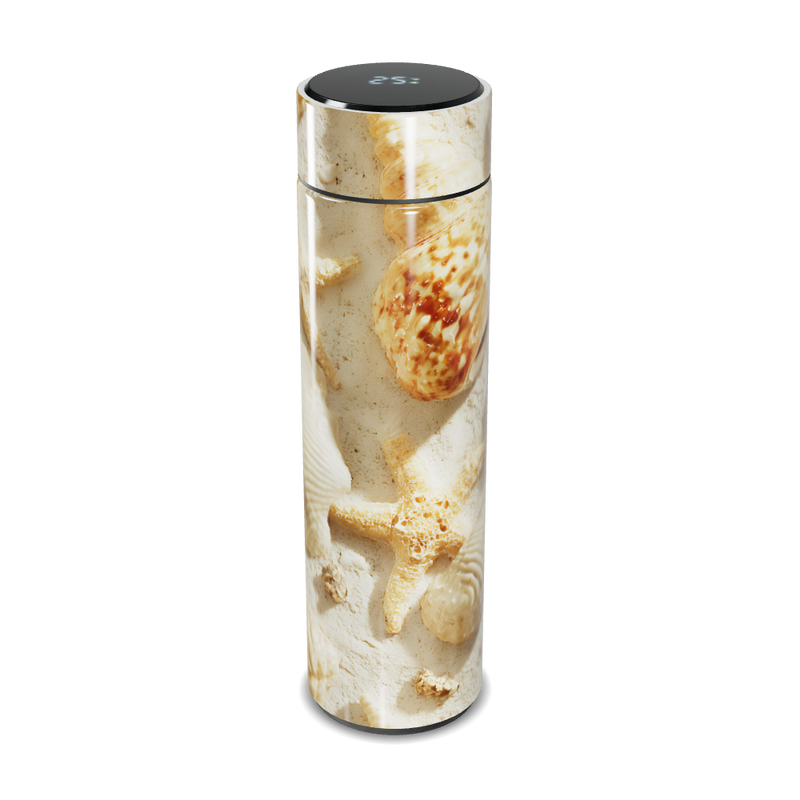 Garrafa Térmica Touch - Marinha com Conchas