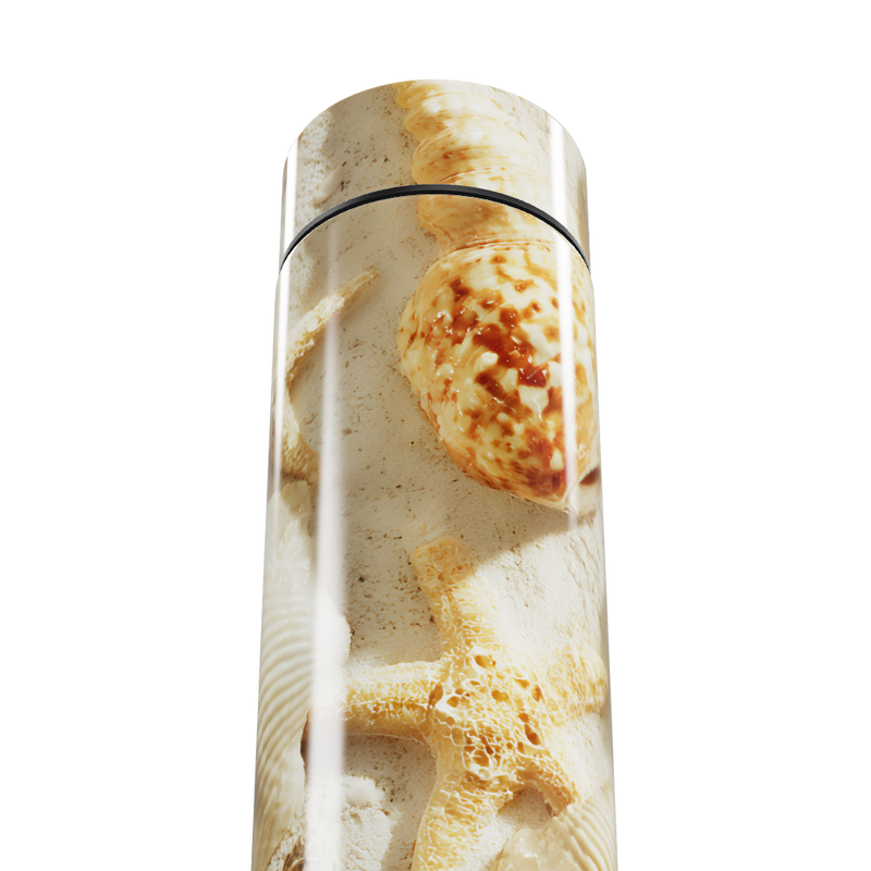 Garrafa Térmica Touch - Marinha com Conchas