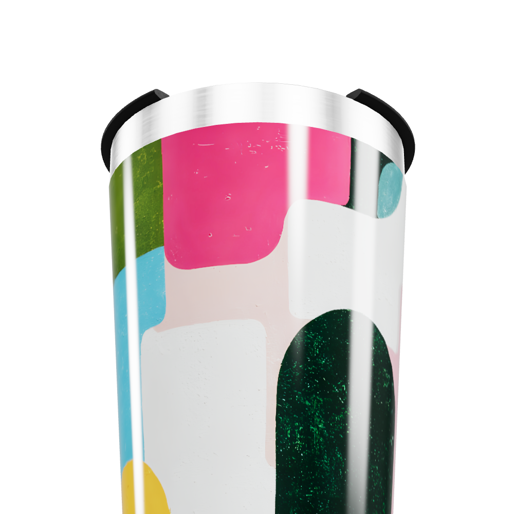 Copo Térmico - Multicolorido com Tampa