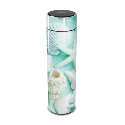 Garrafa Térmica Touch - Conchas Azul