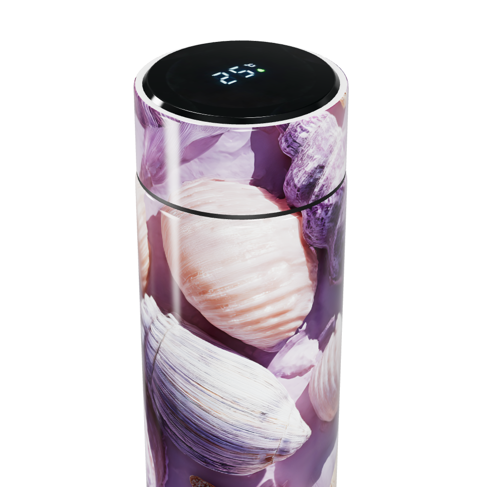 Garrafa Térmica Touch - Conchas Roxas 500ml