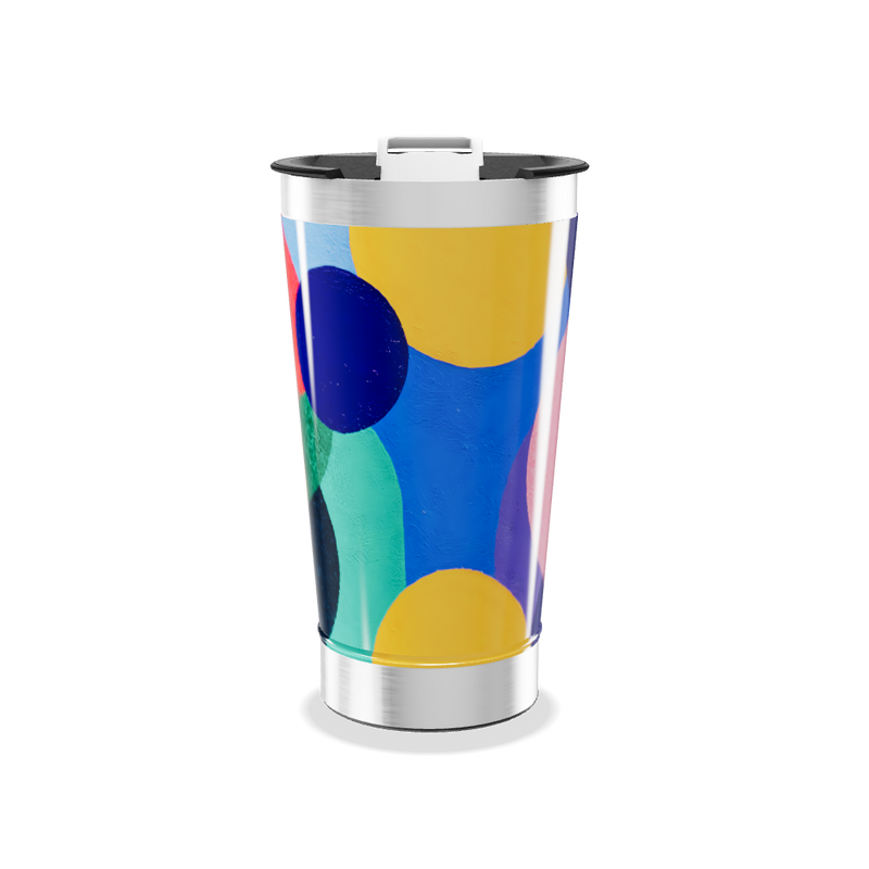 Copo Térmico - Estampado Colorido Aço Inox