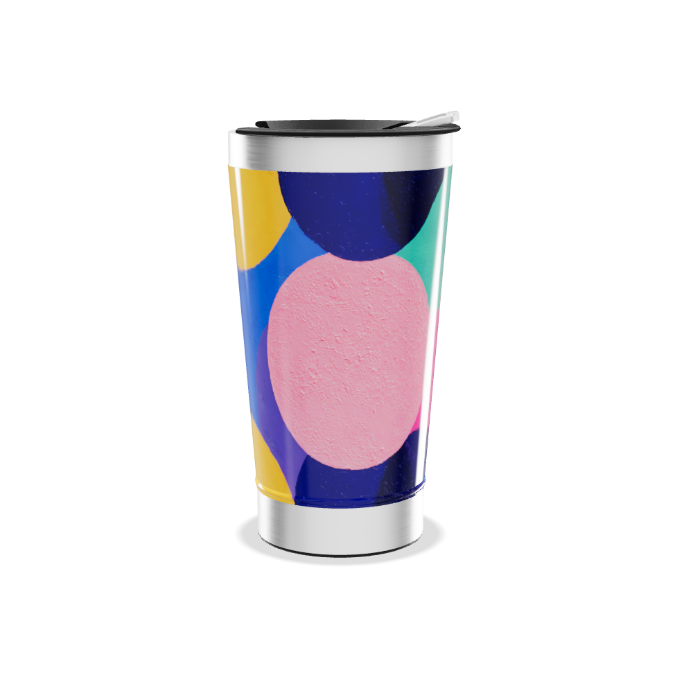 Copo Térmico - Estampado Colorido Aço Inox