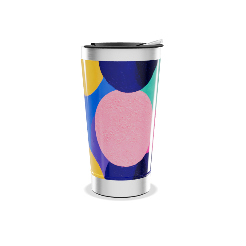 Copo Térmico - Estampado Colorido Aço Inox