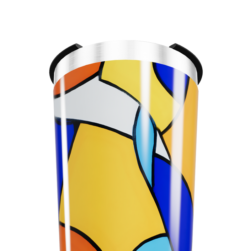 Copo Térmico - Estampa Colorida Abstrata