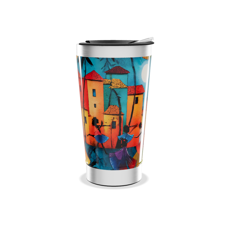 Copo Térmico - Estampa Colorida Aço Inox