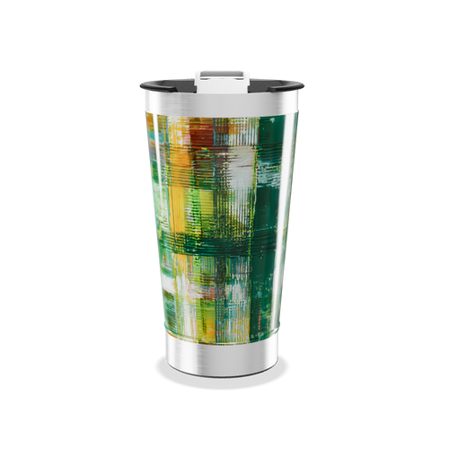 Copo Térmico - Estampa Colorida Abstrata