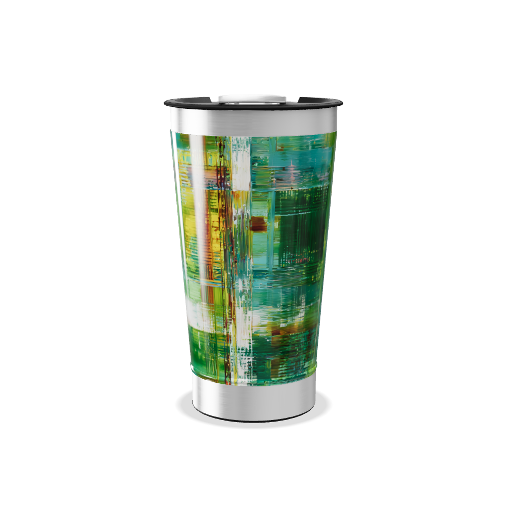 Copo Térmico - Estampa Colorida Abstrata