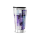 Copo Térmico - Estampa Roxa Abstrata