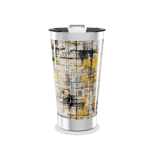 Copo Térmico - Estampa Abstrata Aço Inox
