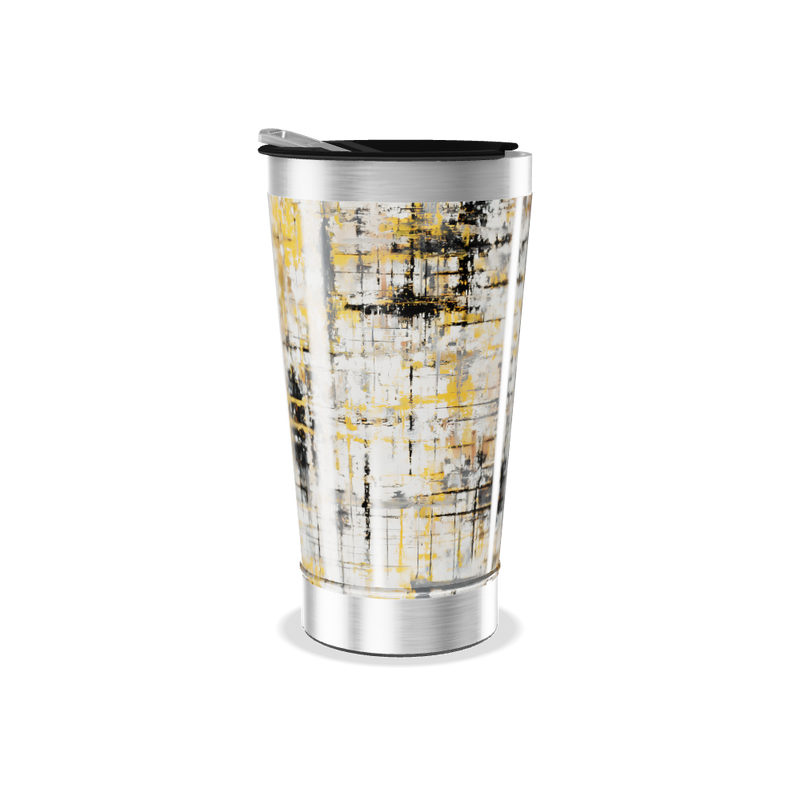 Copo Térmico - Estampa Abstrata Aço Inox