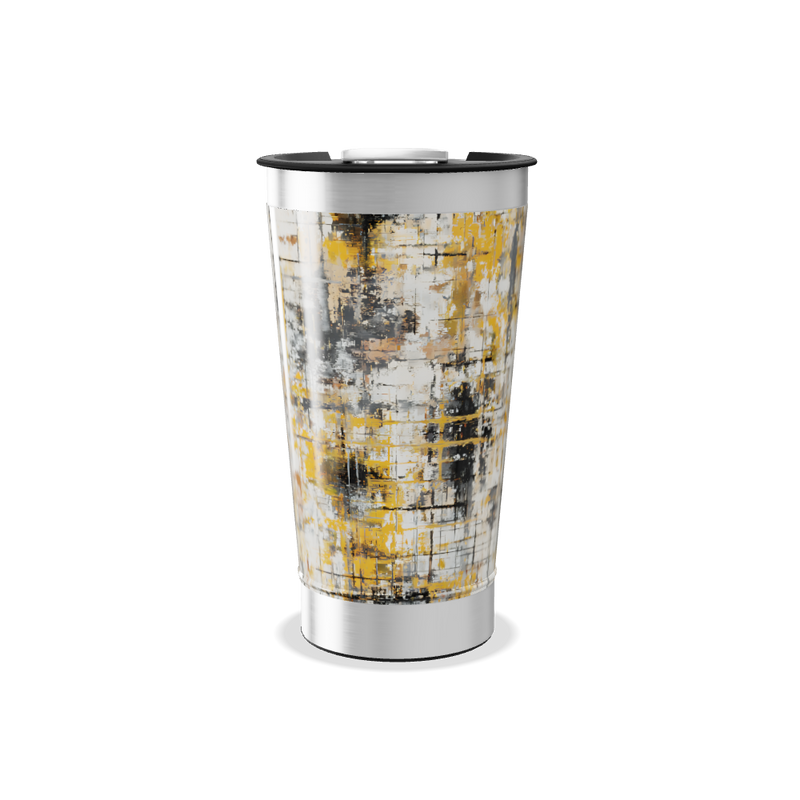 Copo Térmico - Estampa Abstrata Aço Inox