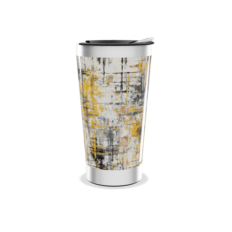 Copo Térmico - Estampa Abstrata Aço Inox