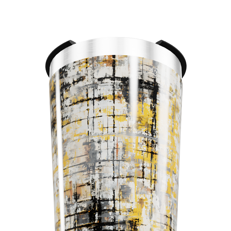 Copo Térmico - Estampa Abstrata Aço Inox