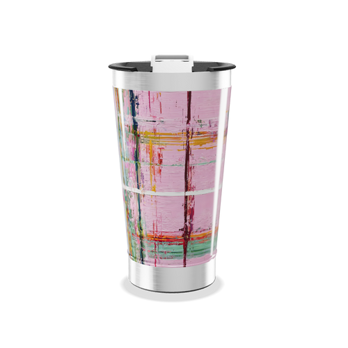 Copo Térmico - Estampa Colorida Abstrata
