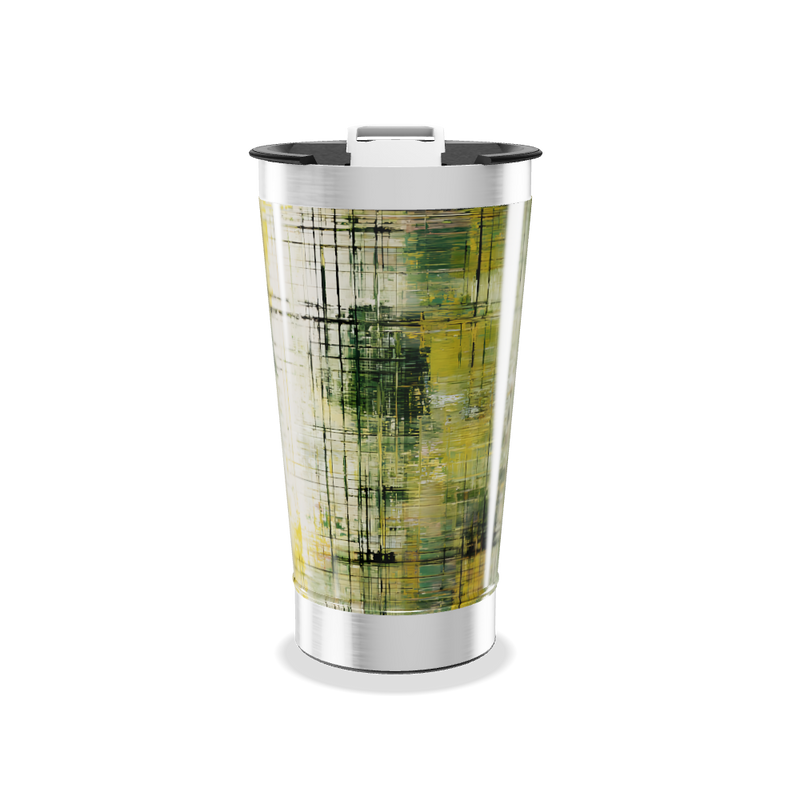 Copo Térmico - Estampa Abstrata Colorida