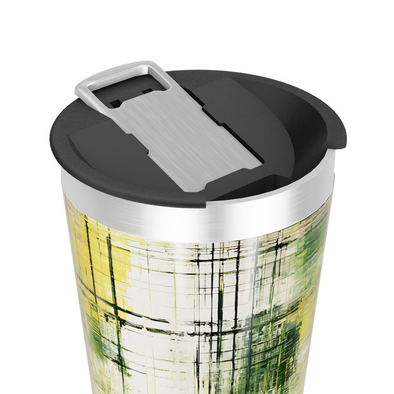 Copo Térmico - Estampa Abstrata Colorida