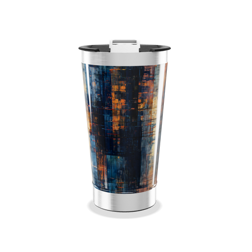 Copo Térmico - Inox Estampa Abstrata