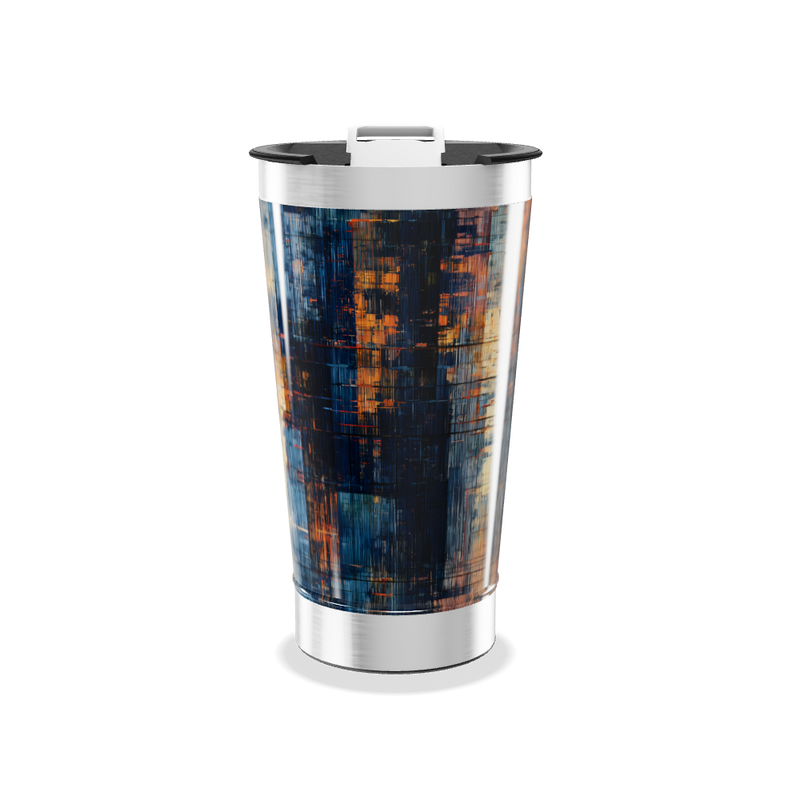 Copo Térmico - Inox Estampa Abstrata
