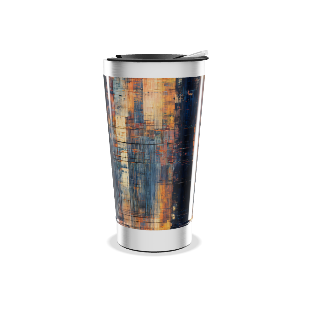 Copo Térmico - Inox Estampa Abstrata