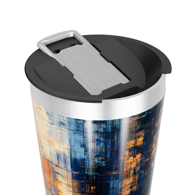 Copo Térmico - Inox Estampa Abstrata