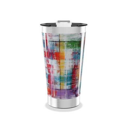 Copo Térmico - Estampa Colorida Aço Inox