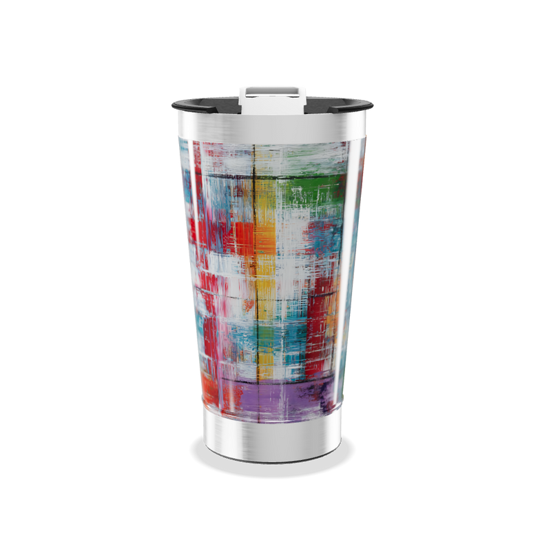 Copo Térmico - Estampa Colorida Aço Inox