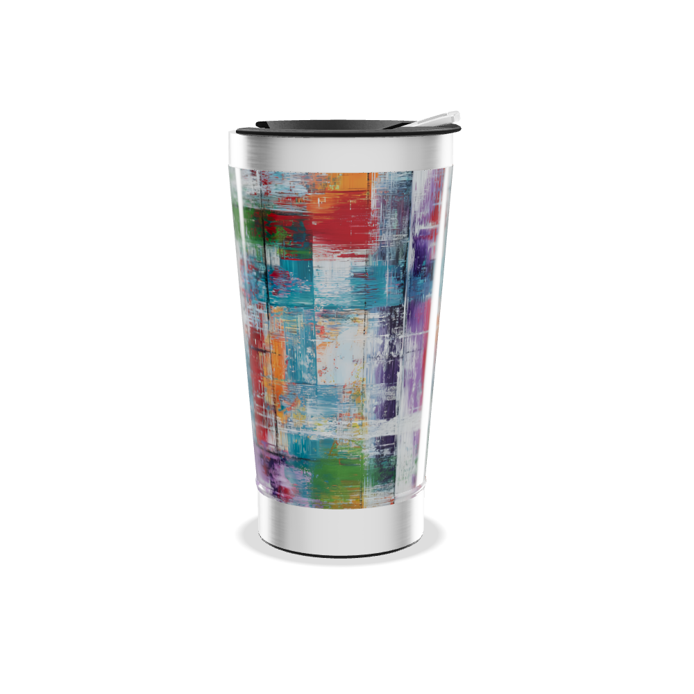 Copo Térmico - Estampa Colorida Aço Inox